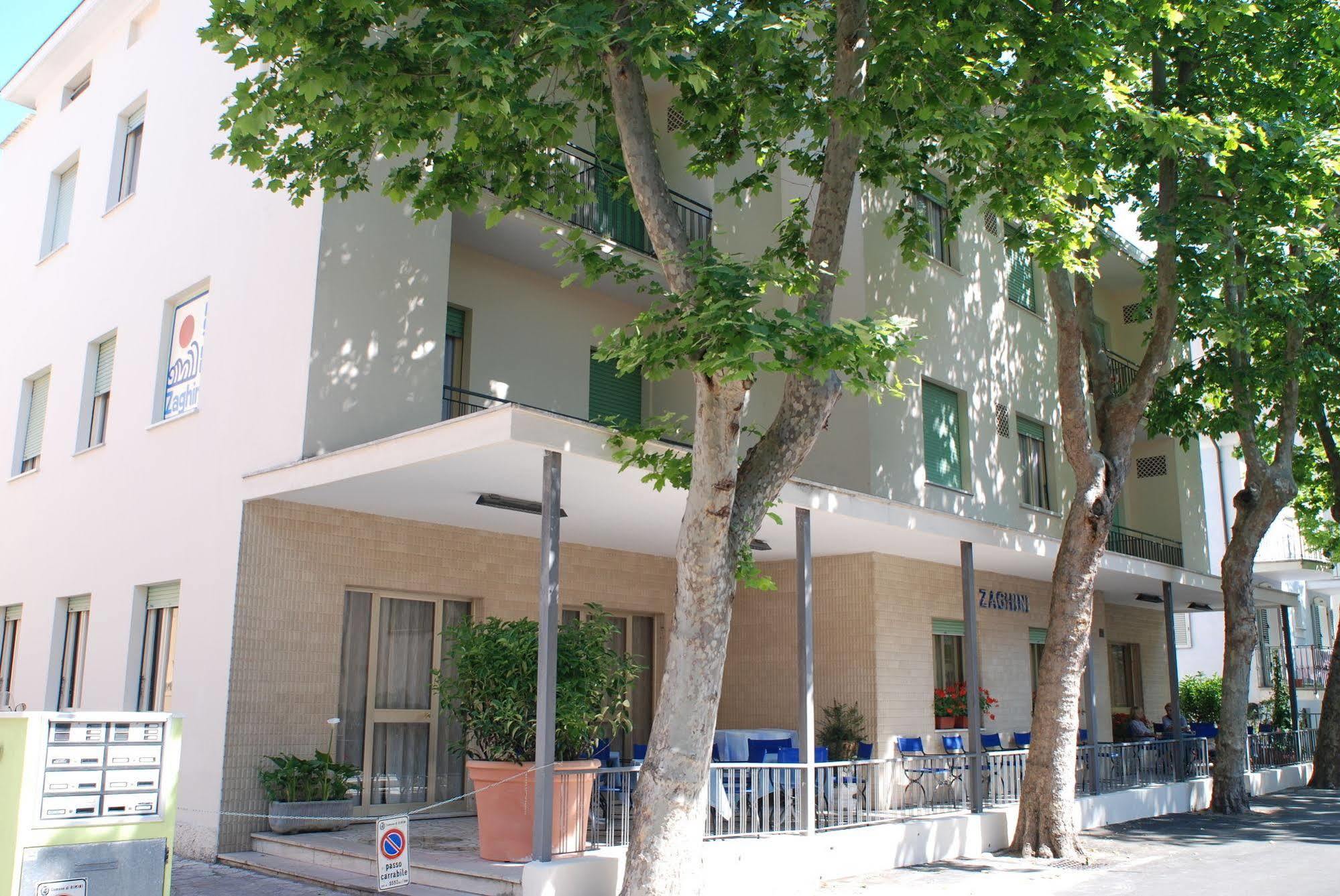 Hotel Zaghini Rimini Exterior photo