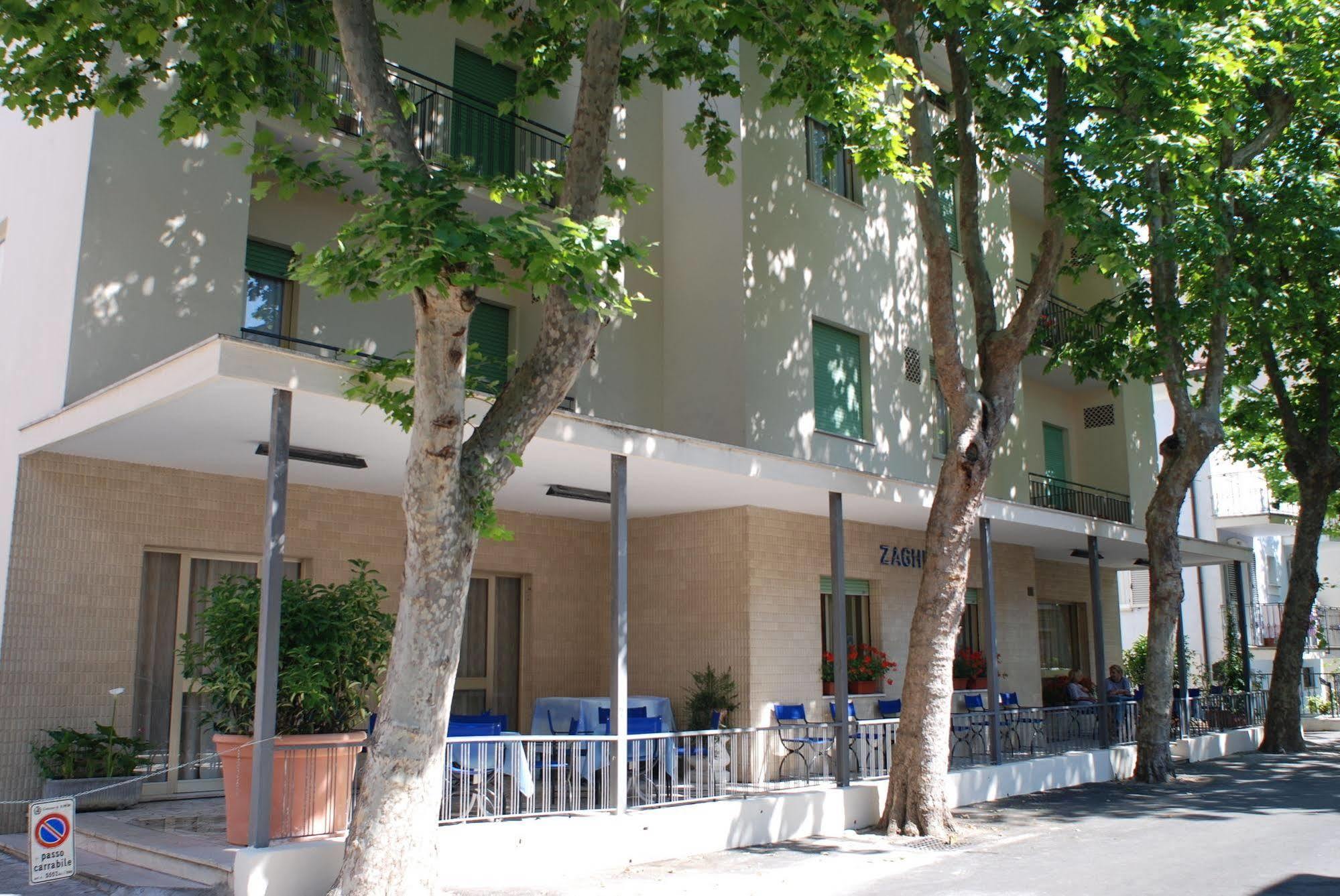 Hotel Zaghini Rimini Exterior photo